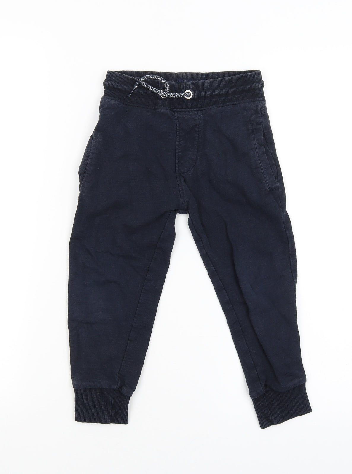 Womens UK Size 4 NEXT Regular Fit Jogger Blue Trousers