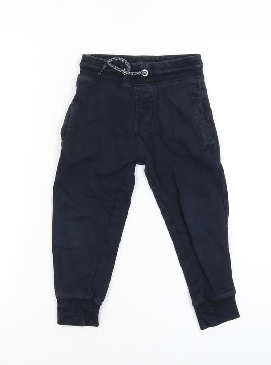 Womens UK Size 4 NEXT Regular Fit Jogger Blue Trousers