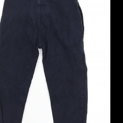 Womens UK Size 4 NEXT Regular Fit Jogger Blue Trousers