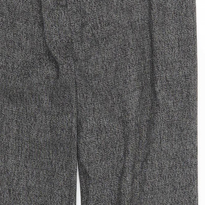 Womens UK Size 10 NEXT Regular Fit Carrot Grey Trousers