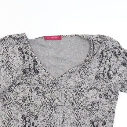 Womens UK Size 12 Richards Pink Basic Blouse