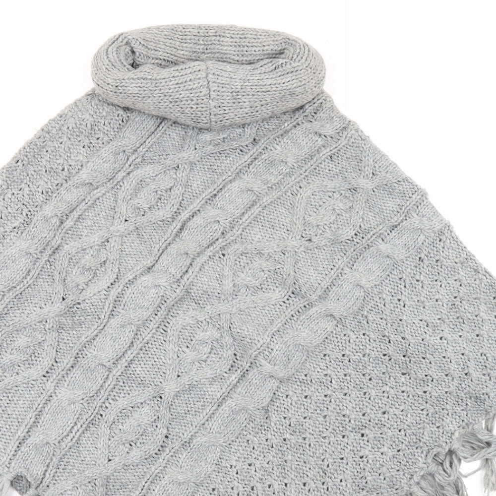 TU Womens Grey   Pullover Sweatshirt One Size
