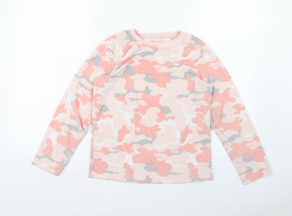 Primark Girls Pink Camouflage  Cami Pyjama Top Size 10-11 Years