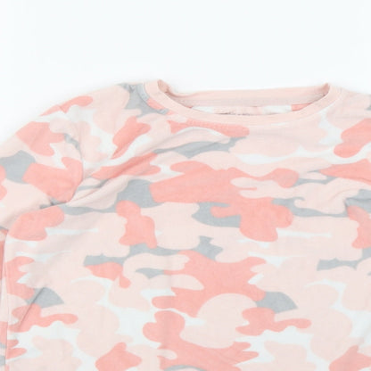 Primark Girls Pink Camouflage  Cami Pyjama Top Size 10-11 Years