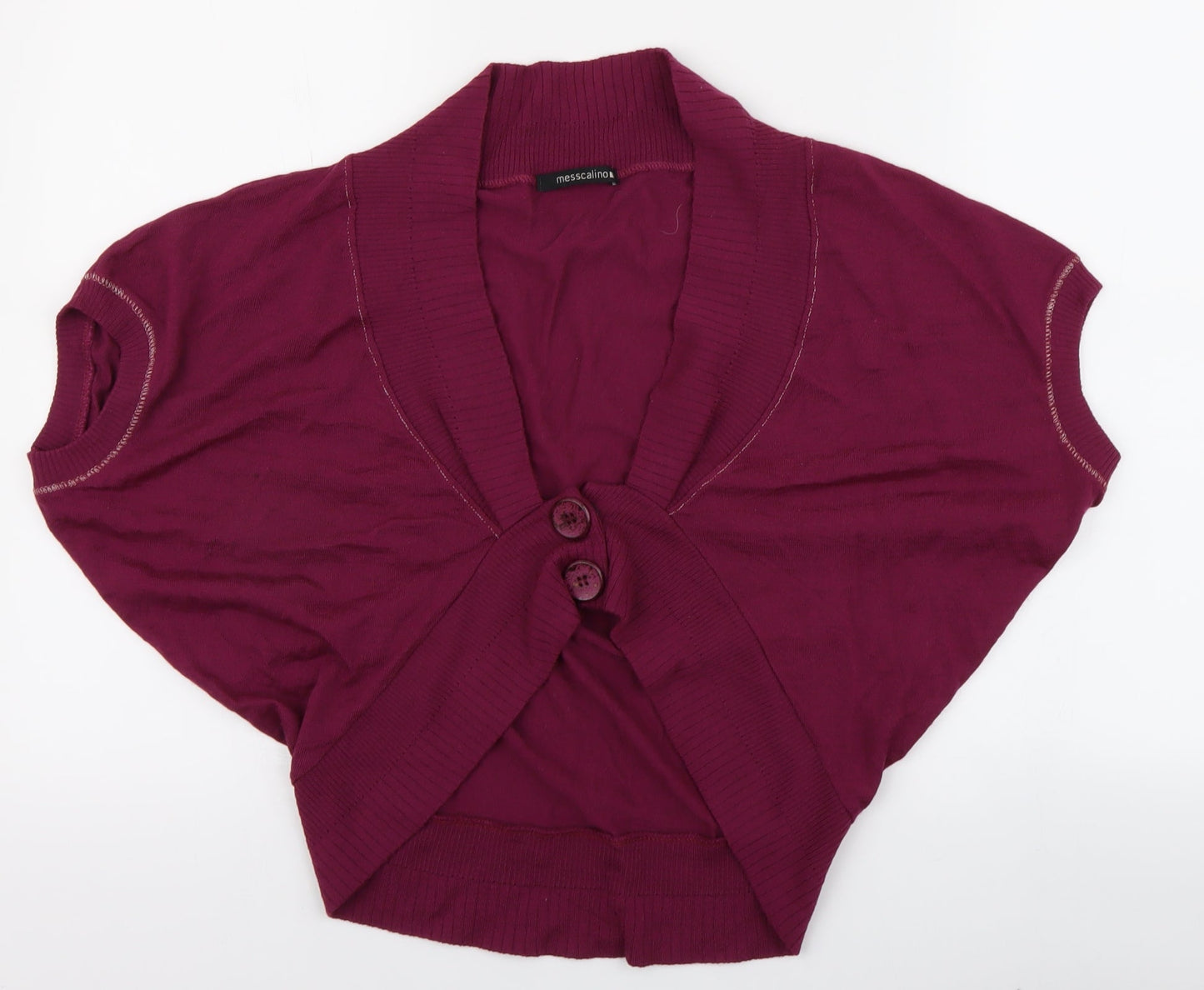 messcalino Womens Purple   Cardigan Jumper Size 10