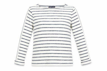 Marks & Spencer Womens White Striped  Pullover Jumper Size 10