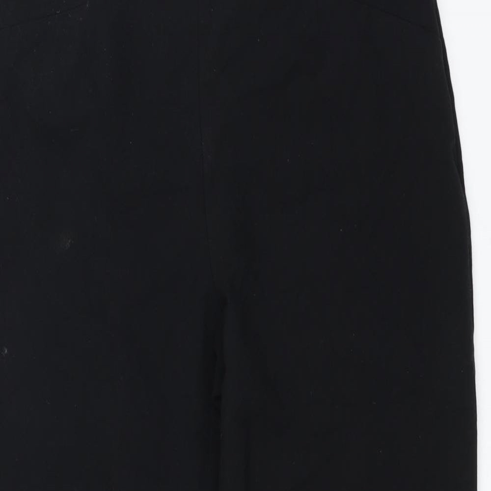 Womens UK Size 12 Marks and Spencer Regular Fit  Black Trousers