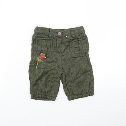 MINIMODE Baby Green   Capri Trousers Size 6-9 Months