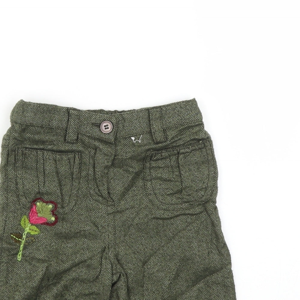 MINIMODE Baby Green   Capri Trousers Size 6-9 Months