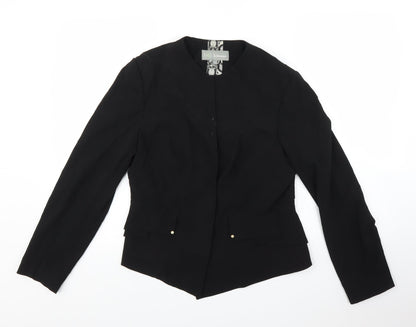Marks and Spencer Womens Black   Jacket Blazer Size 14