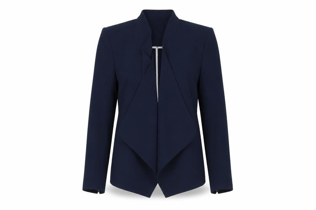 Womens UK Size 10 Marks and Spencer Regular Blue Blazer