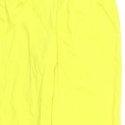Primark Womens Yellow   Capri Trousers Size 8 L23 in
