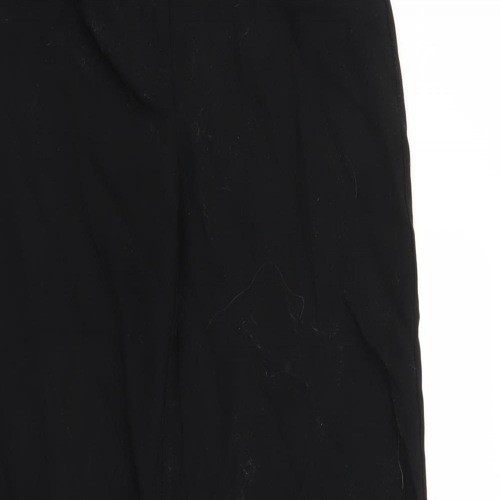 Womens UK Size 12 Papaya Regular Fit  Black Trousers