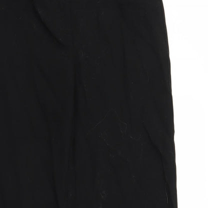Womens UK Size 12 Papaya Regular Fit  Black Trousers