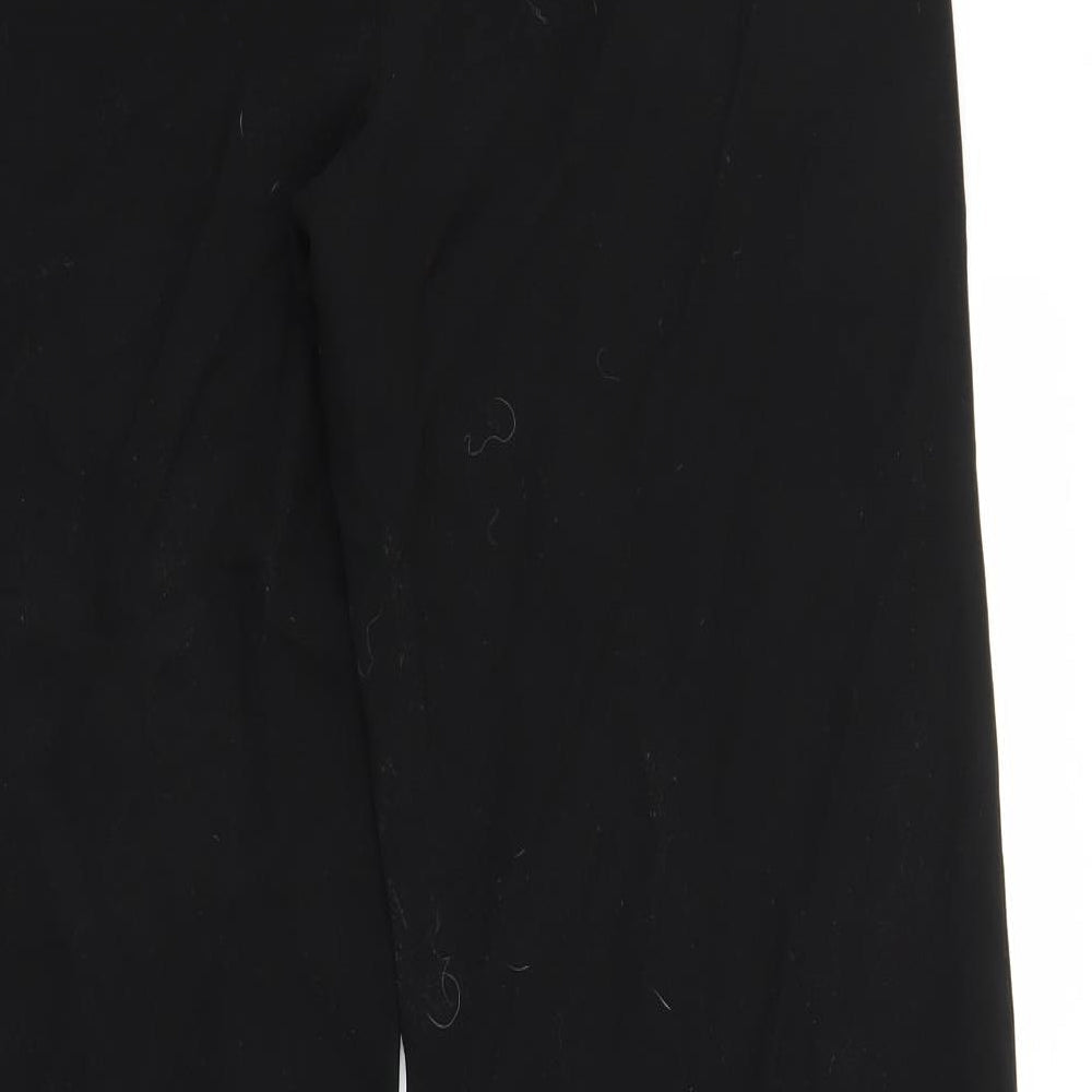 Womens UK Size 12 Papaya Regular Fit  Black Trousers