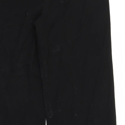 Womens UK Size 12 Papaya Regular Fit  Black Trousers