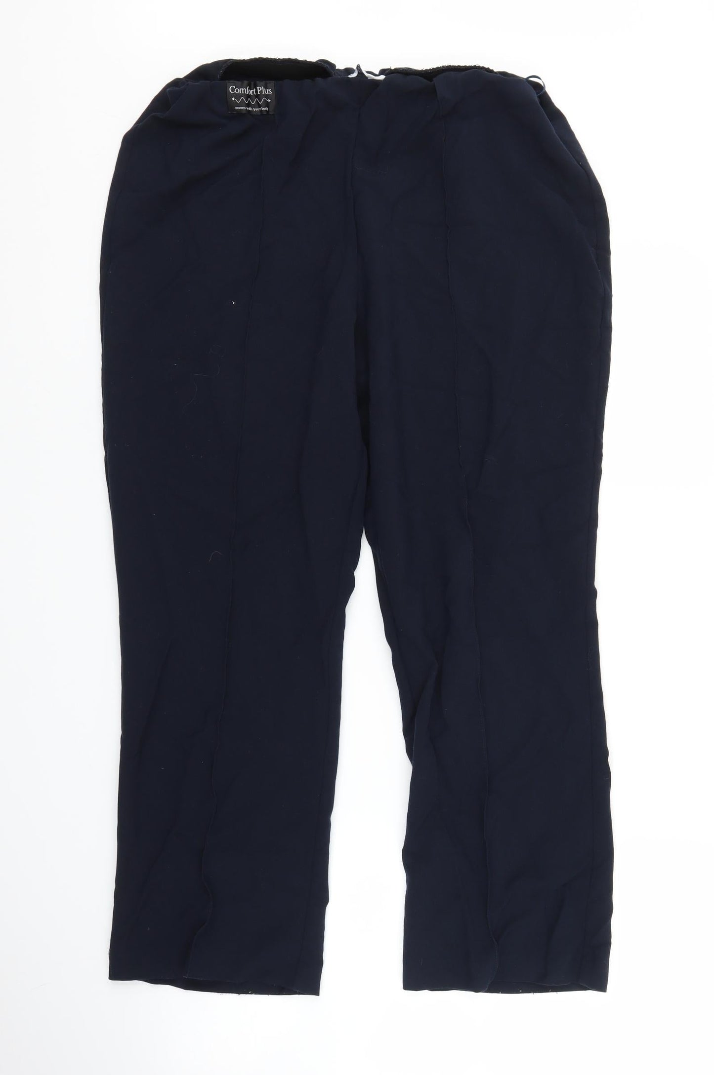 Womens UK Size 14 Classic Regular Fit  Blue Trousers