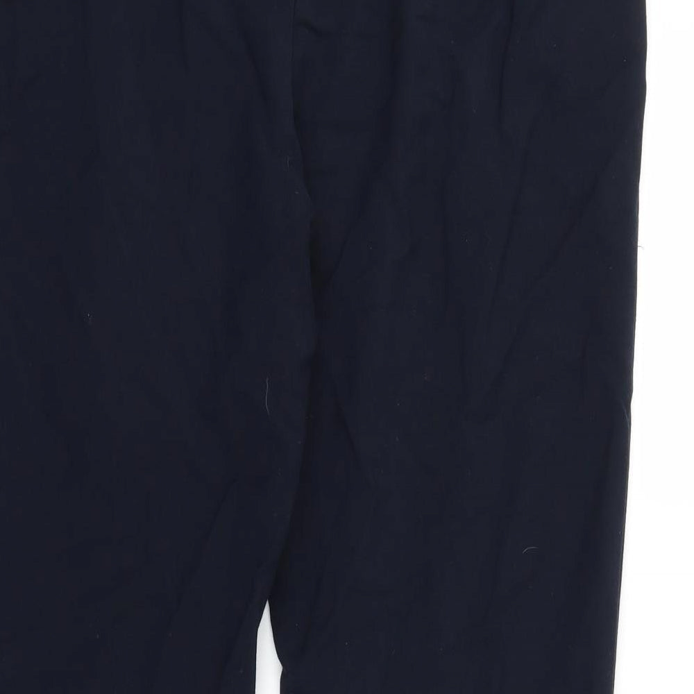 Womens UK Size 14 Classic Regular Fit  Blue Trousers
