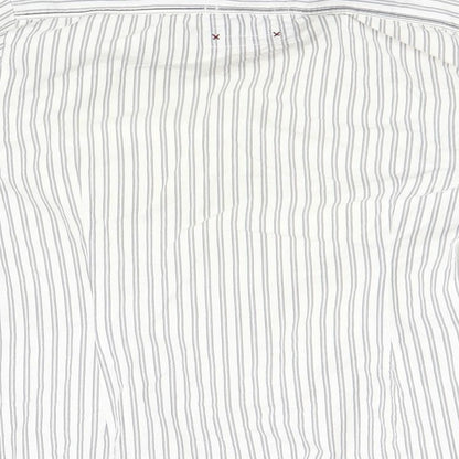 Mens UK Size M NEXT White  Button-Up Long Sleeve Casual Shirt