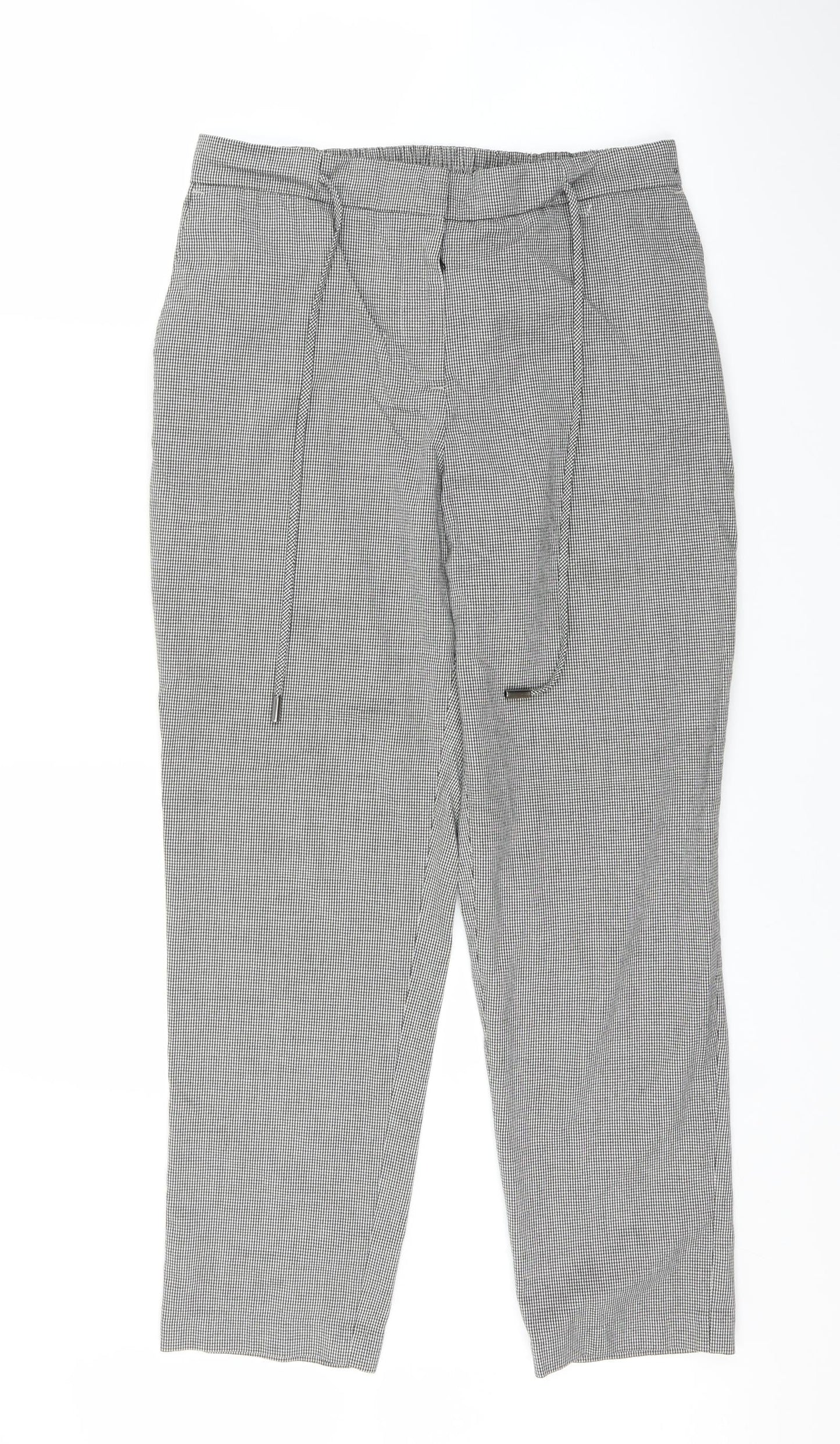 Womens UK Size L Carolina Belle Regular Fit  Grey Trousers