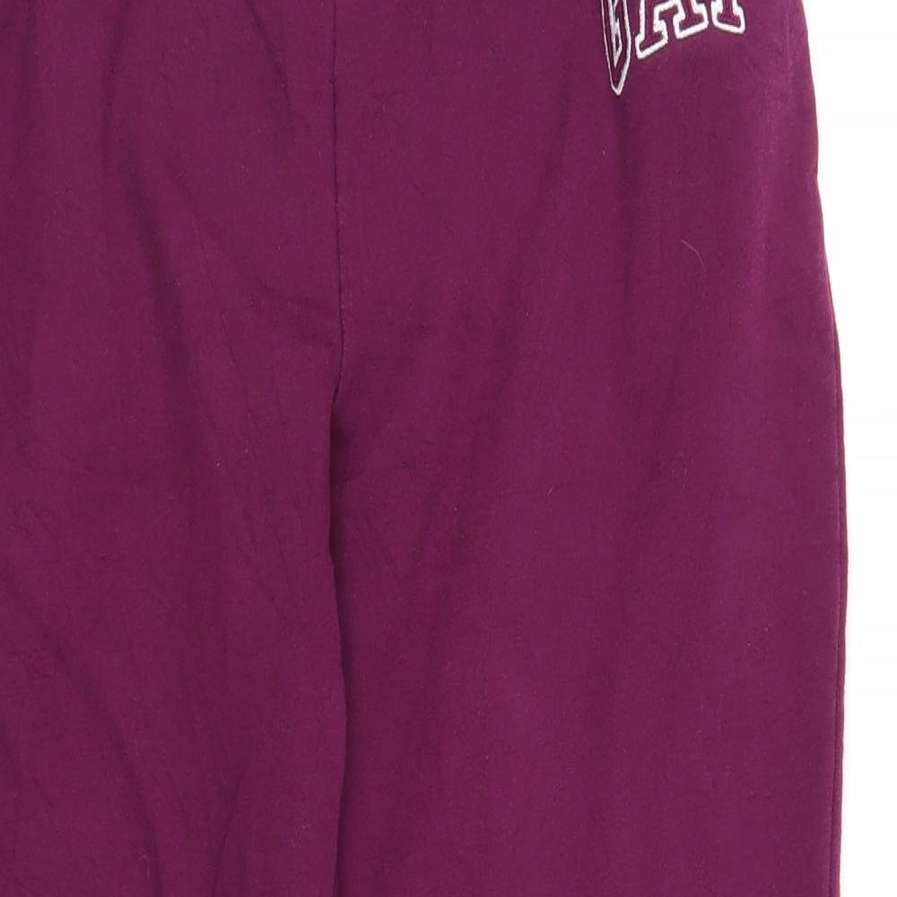 Womens UK Size M Gap Regular Fit Sweatpants Purple Trousers