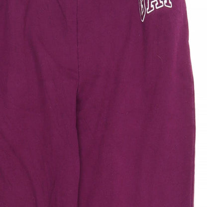 Womens UK Size M Gap Regular Fit Sweatpants Purple Trousers