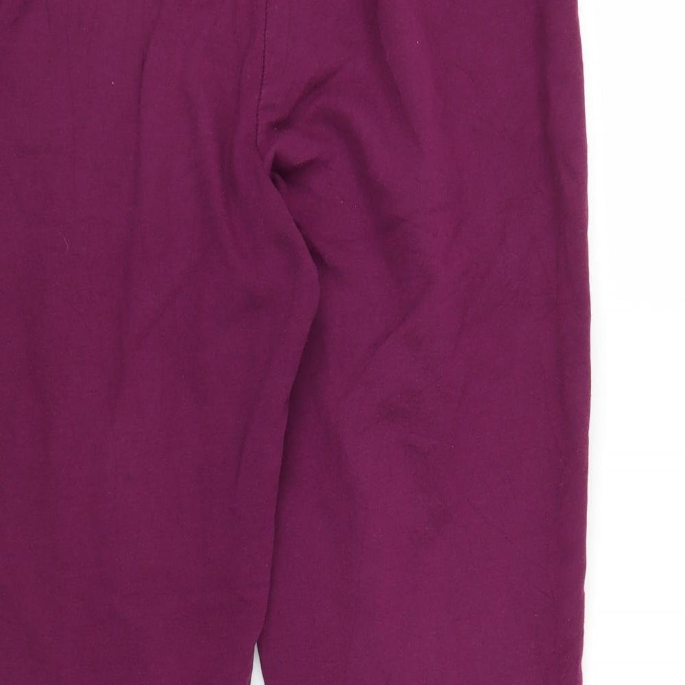 Womens UK Size M Gap Regular Fit Sweatpants Purple Trousers