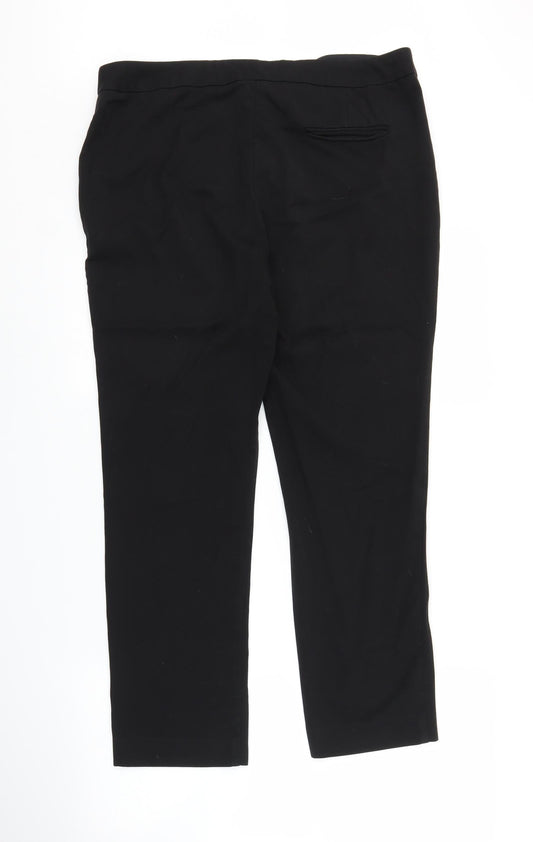 Banner Womens Black   Capri Trousers Size 32 in L25 in