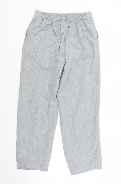Womens UK Size 12 Preworn Regular Fit  Grey Trousers