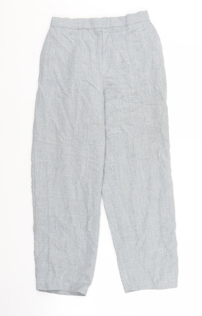 Womens UK Size 12 Preworn Regular Fit  Grey Trousers