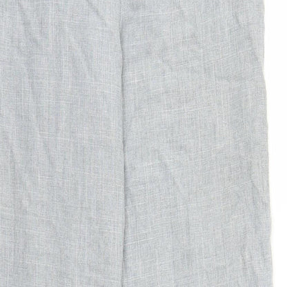 Womens UK Size 12 Preworn Regular Fit  Grey Trousers