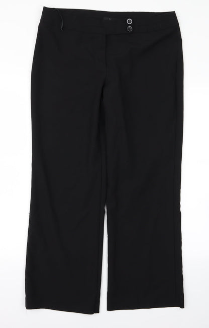George Womens Black   Trousers  Size 34 L26 in