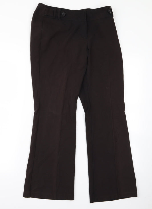 Womens UK Size 10 Dorothy Perkins Regular Fit  Beige Trousers