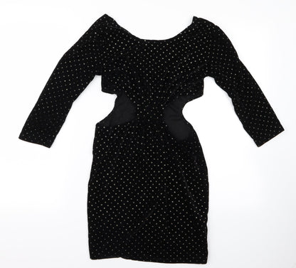 hearts and brows Womens Black   Pencil Dress  Size 8
