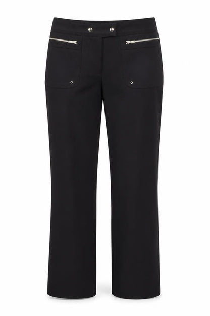 pas Womens Black   Trousers  Size 44 L30 in