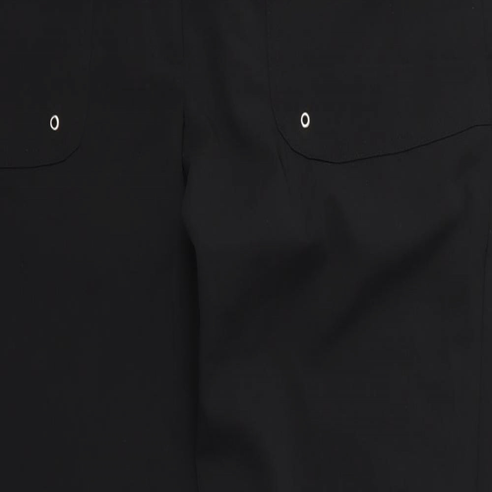pas Womens Black   Trousers  Size 44 L30 in