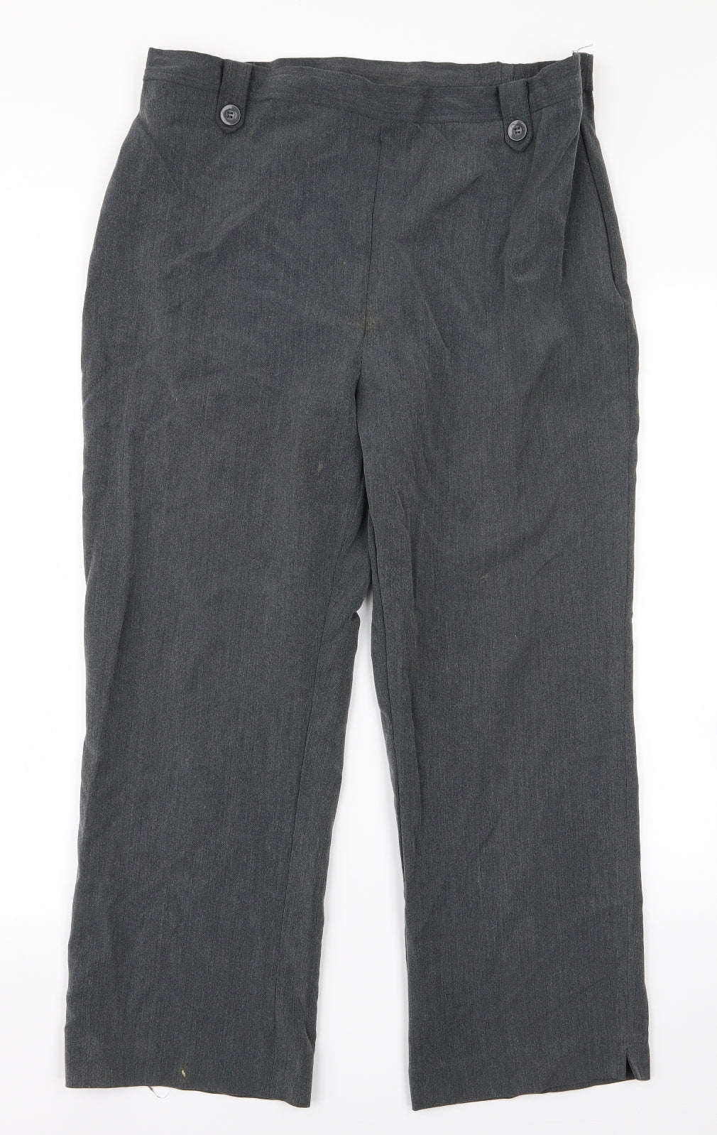 Womens UK Size 16 BM Regular Fit  Grey Trousers