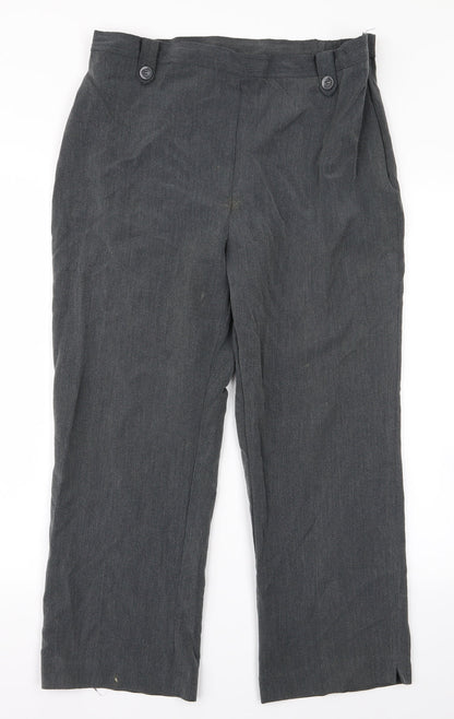 Womens UK Size 16 BM Regular Fit  Grey Trousers