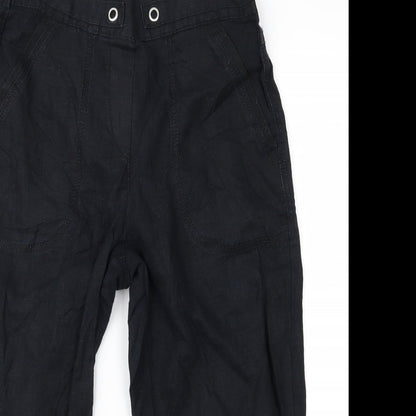 Womens UK Size 12 m&s Regular Fit  Black Trousers