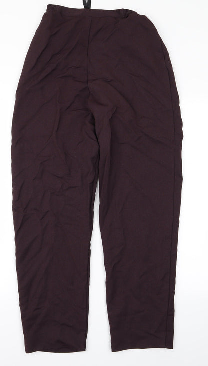 wl Womens Red   Trousers  Size 26 L25 in