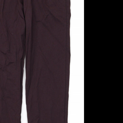 wl Womens Red   Trousers  Size 26 L25 in