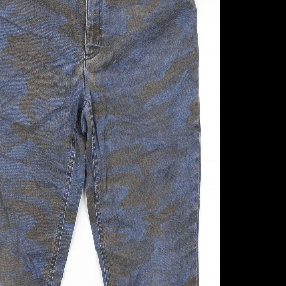Oui Womens Blue   Trousers  Size 32 L21 in
