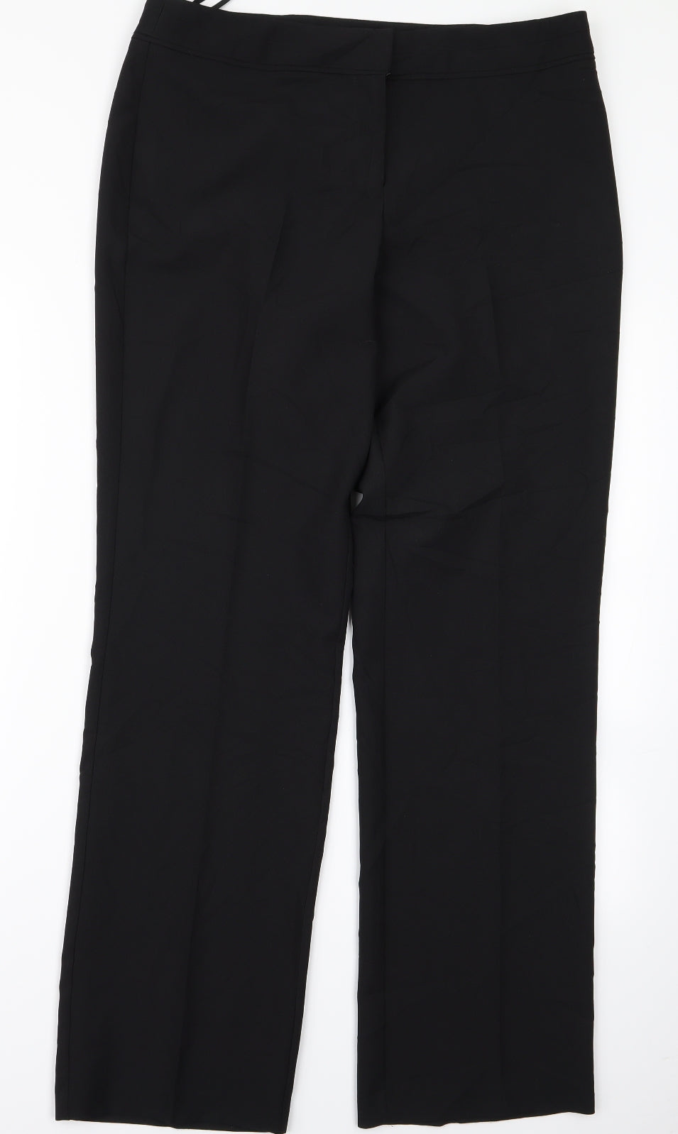 F&F Womens Black   Trousers  Size 8 L26 in - v