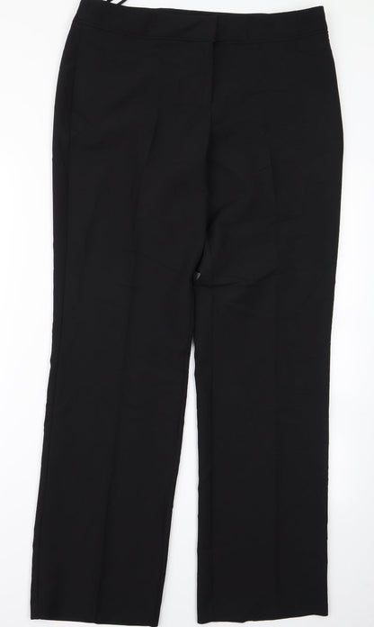 F&F Womens Black   Trousers  Size 8 L26 in - v