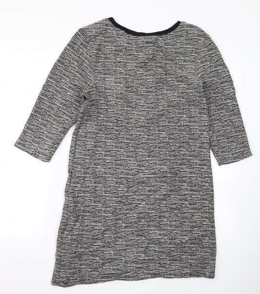 Topshop Womens Grey   T-Shirt Dress  Size 8