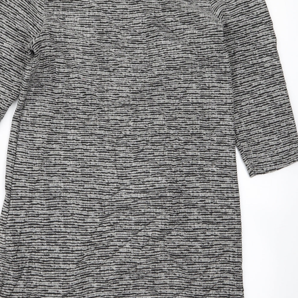 Topshop Womens Grey   T-Shirt Dress  Size 8