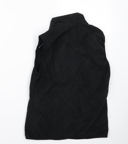 Womens UK Size 2XS Preworn Black Gilet