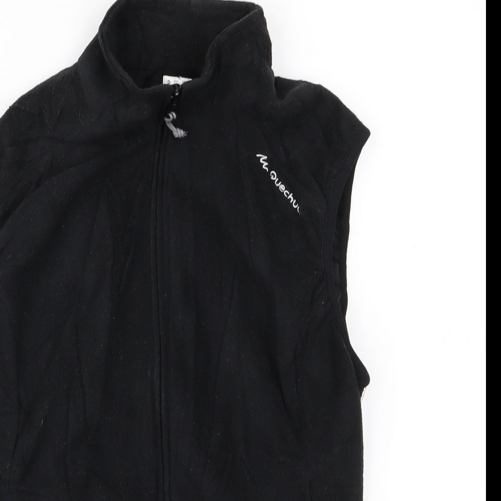 Womens UK Size 2XS Preworn Black Gilet