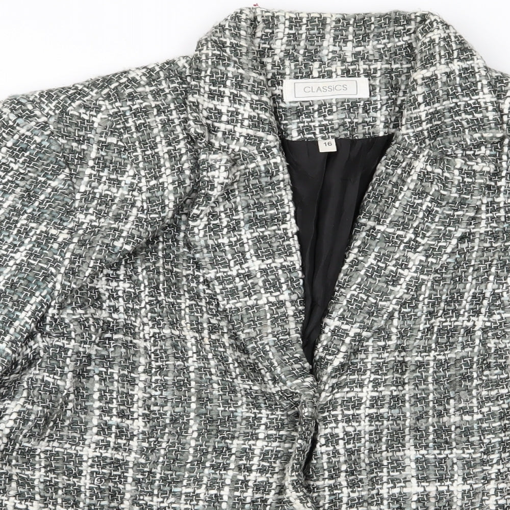 Womens UK Size 16 Preworn Grey Jacket