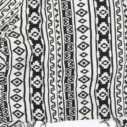Atmosphere Womens Black Geometric  Jacket  Size 10